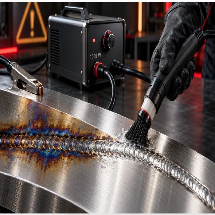 Elektrokemični čistilec zvarov za INOX 1000 W s čopičem